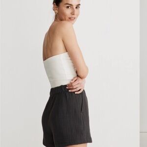 Madewell Lightspun 100% Cotton Pull on Shorts